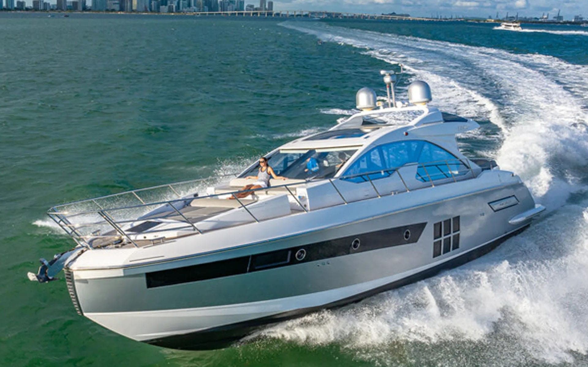 55' Azimut Sport — Azimut yacht charter in Miami Beach, FL