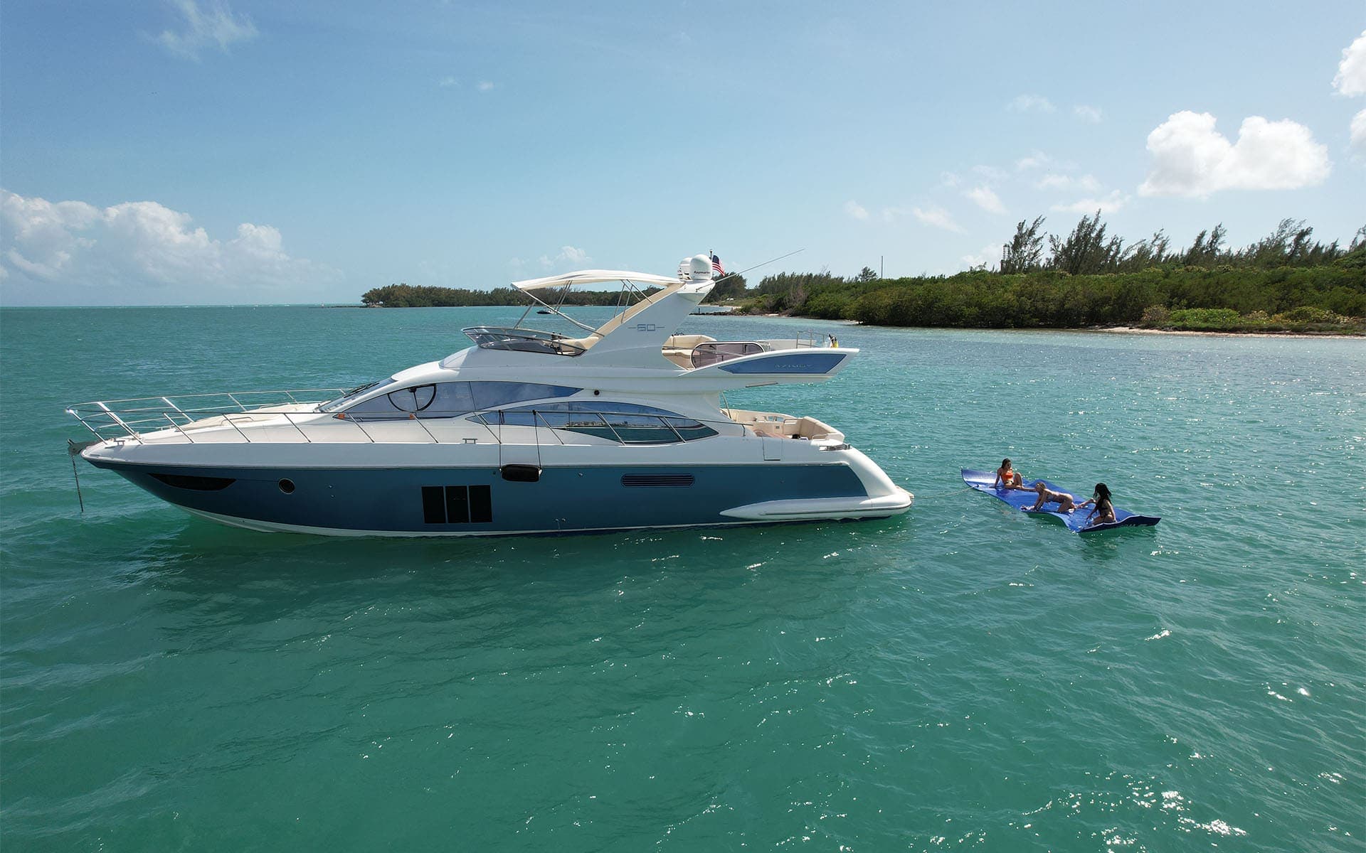 60' Azimut — Azimut yacht charter in Miami Beach, FL