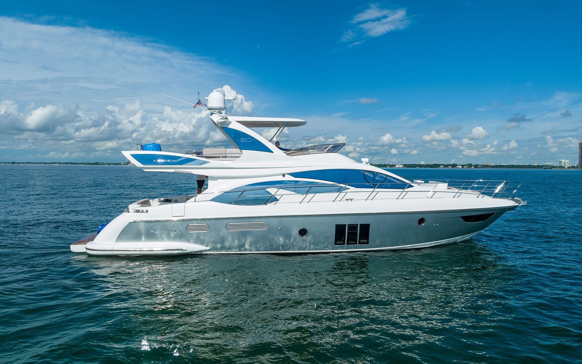 60' Azimut — Azimut yacht charter in Miami Beach, FL