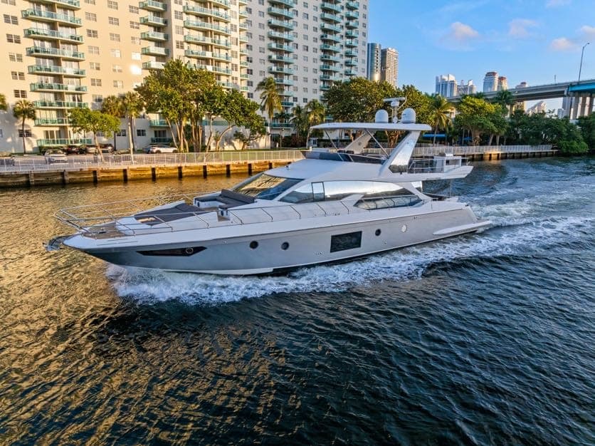 66' Azimut Fly — Azimut yacht charter in Miami, FL