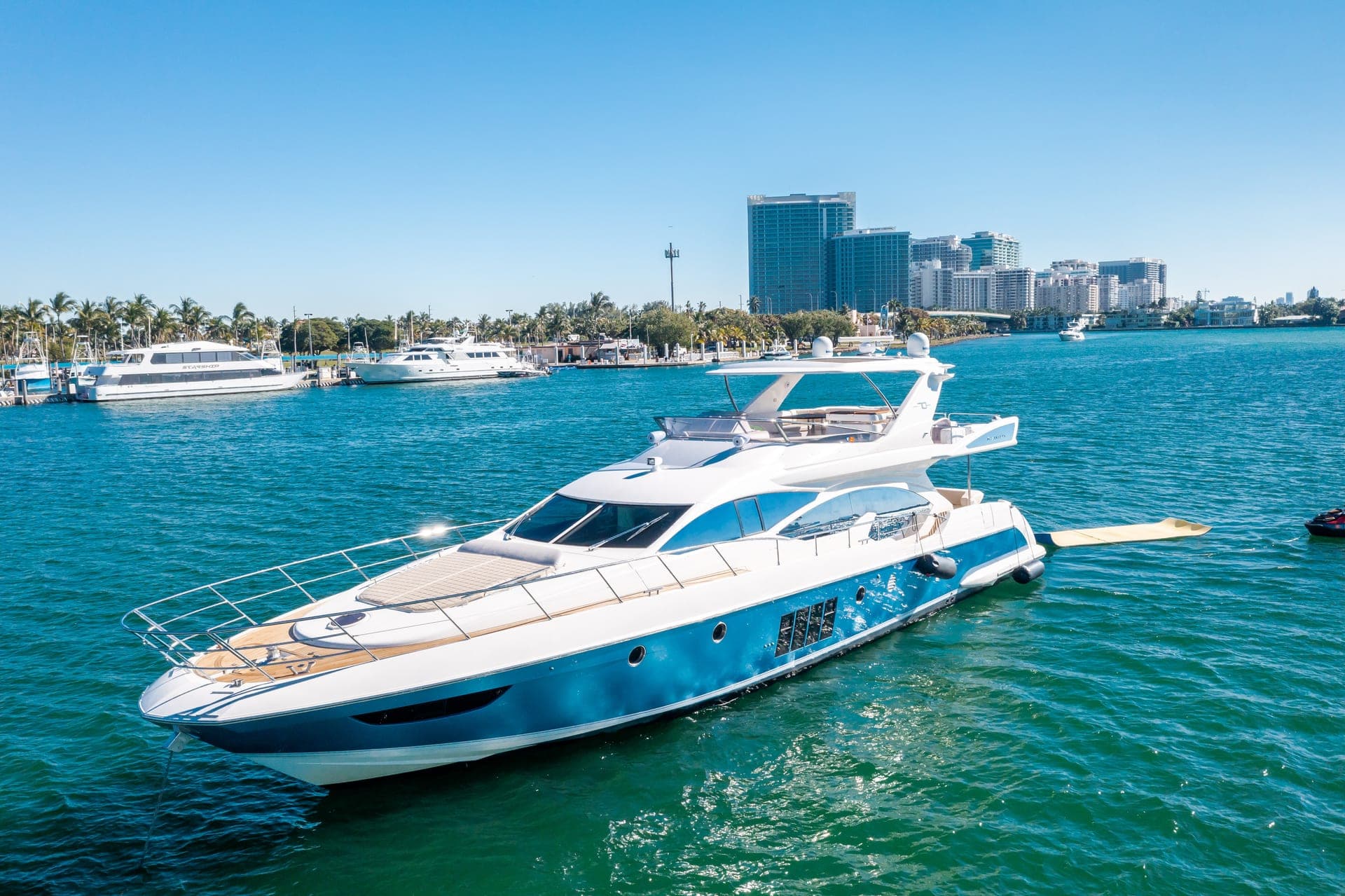 70' Azimut — Azimut yacht charter in Sunny Isles Beach, FL