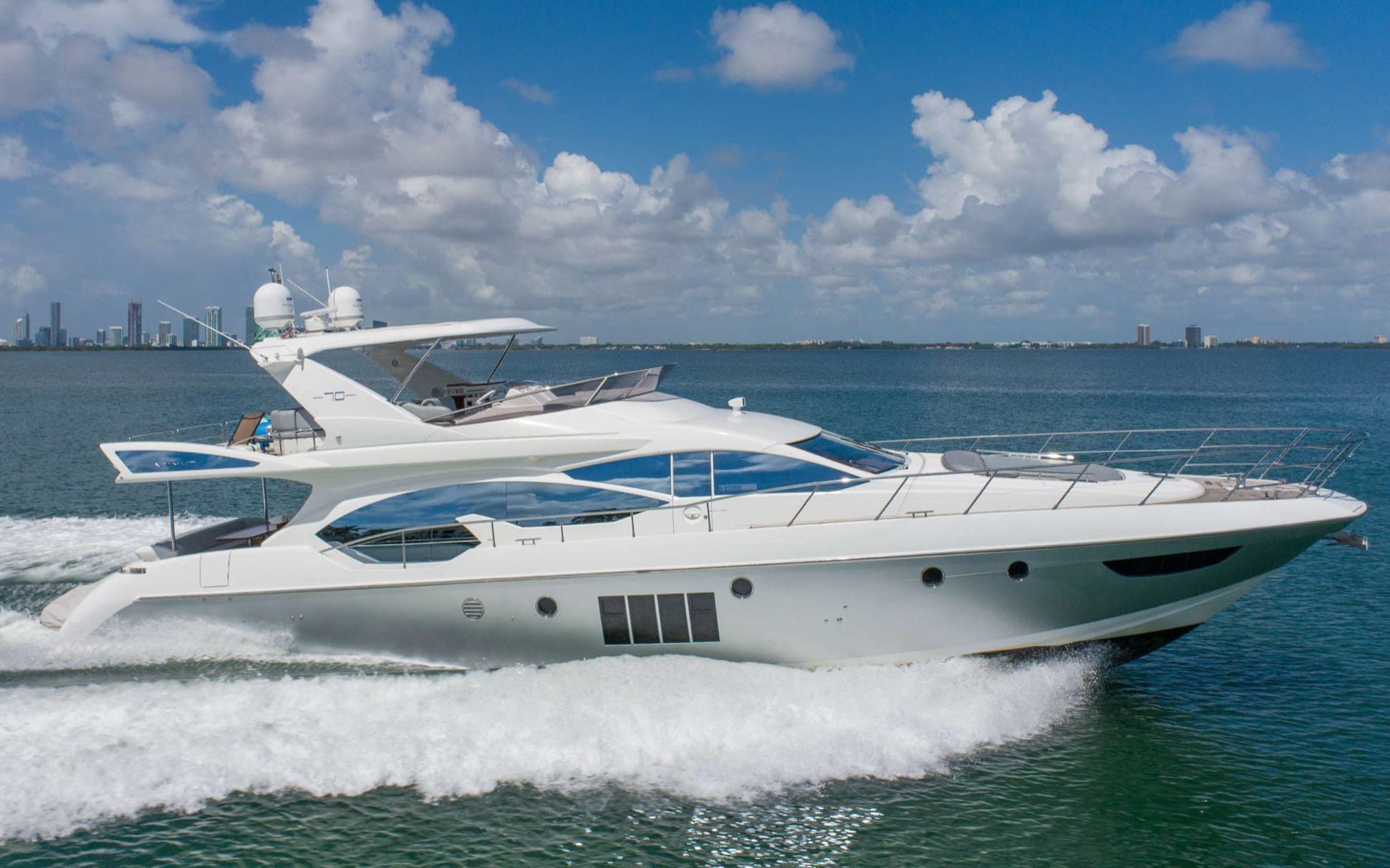 70' Azimut — Azimut yacht charter in Miami Beach, FL