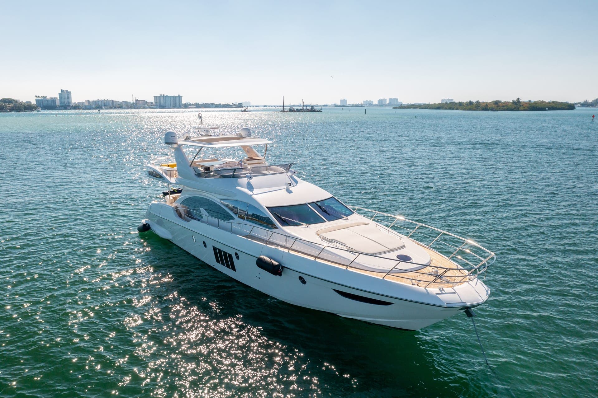 70' Azimut — Azimut yacht charter in Sunny Isles Beach, FL