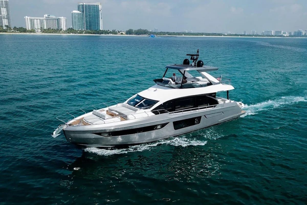 70' Azimut — Azimut yacht charter in Miami Beach, FL