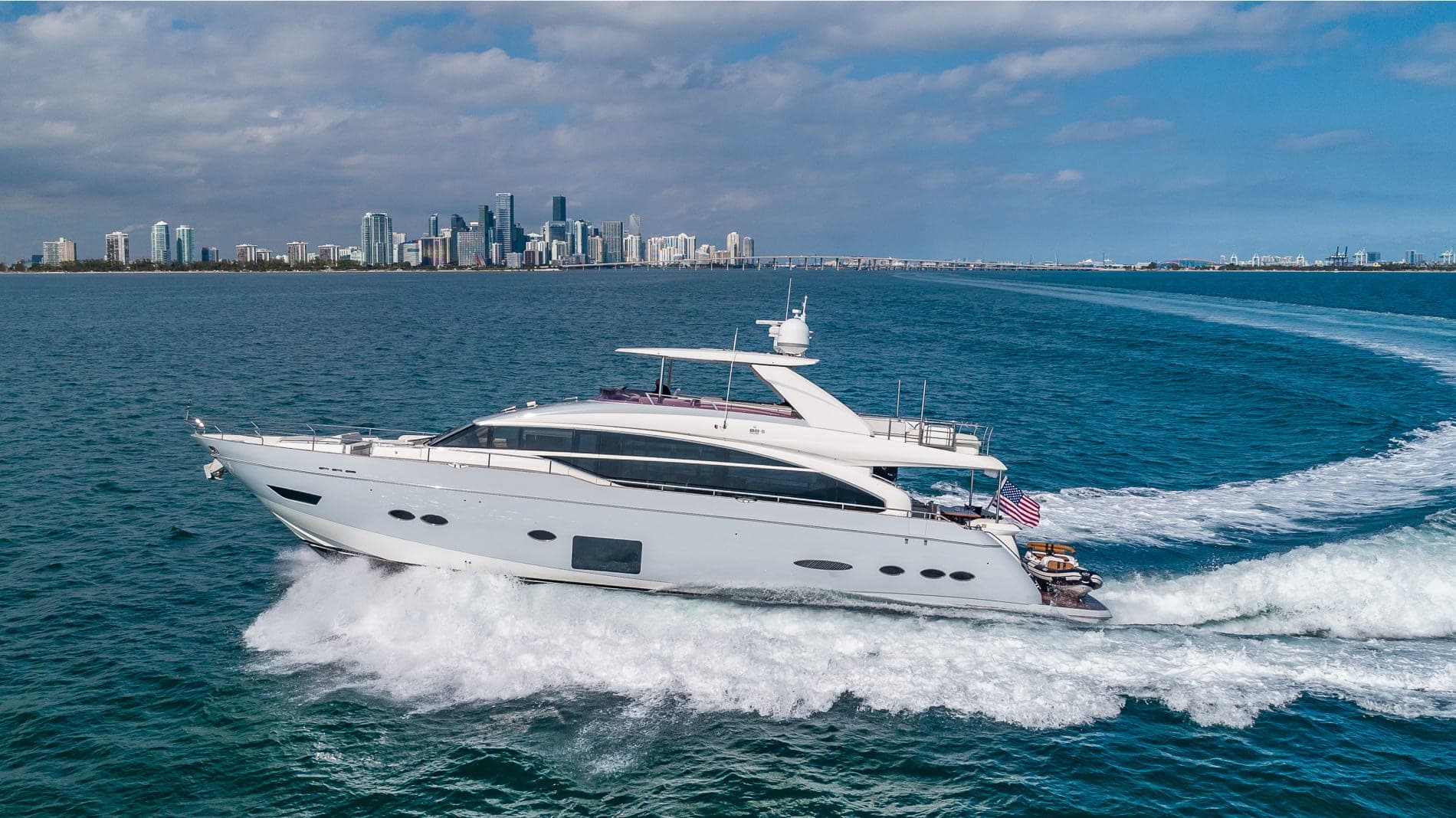 88' Princess — Princess yacht charter in Miami Beach, FL