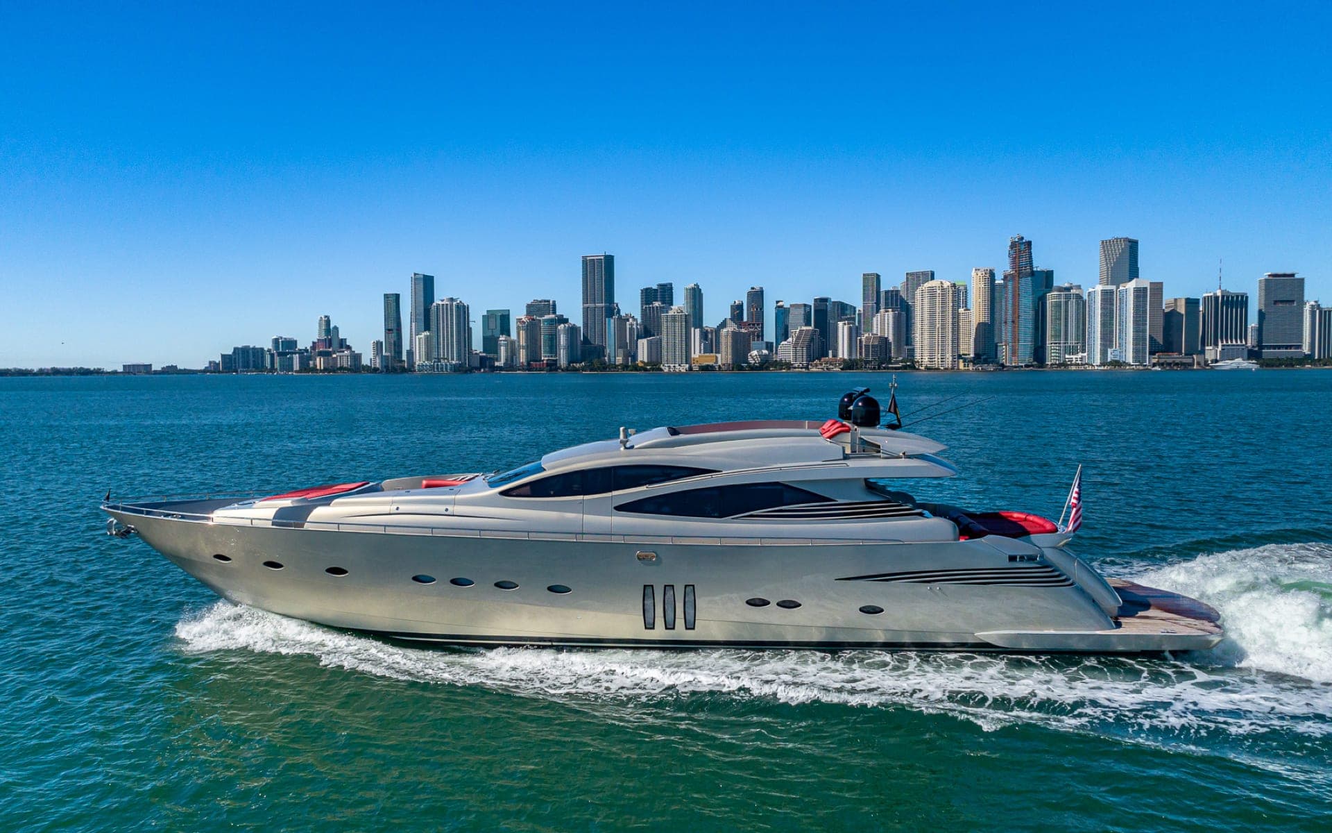 90' Pershing — Pershing yacht charter in Miami, FL