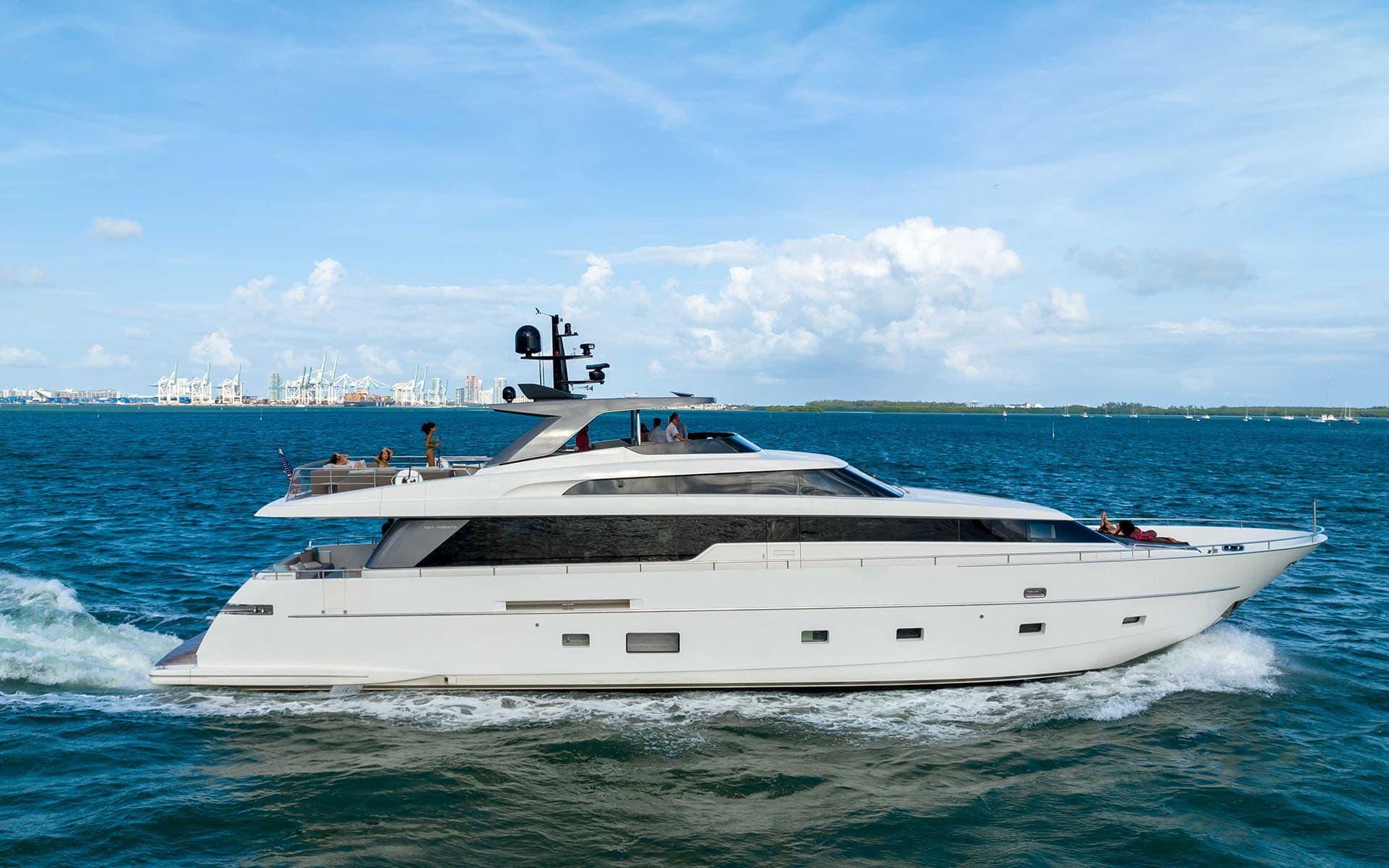 94' Sanlorenzo — Sanlorenzo yacht charter in Miami Beach, FL
